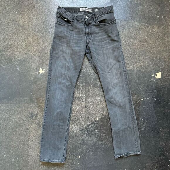 Dc Shoes Men’s Grey Pants Straight Fit Style Size 30x30 Skater Cotton Blend - Picture 1 of 12